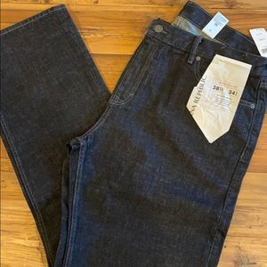 Banana Republic dark denim straight Jean 38x34 NWT